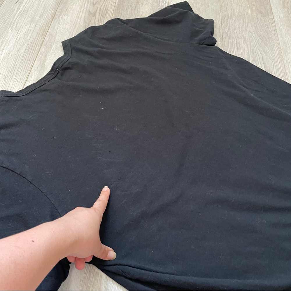 Buck Mason Tshirt cotton crewneck mens Black (xlarge) casual minimalist basic - Picture 4 of 6